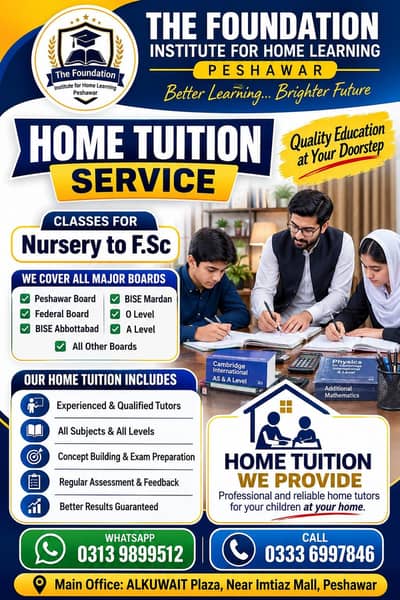 The foundation Institute For Home Learning Peshawar