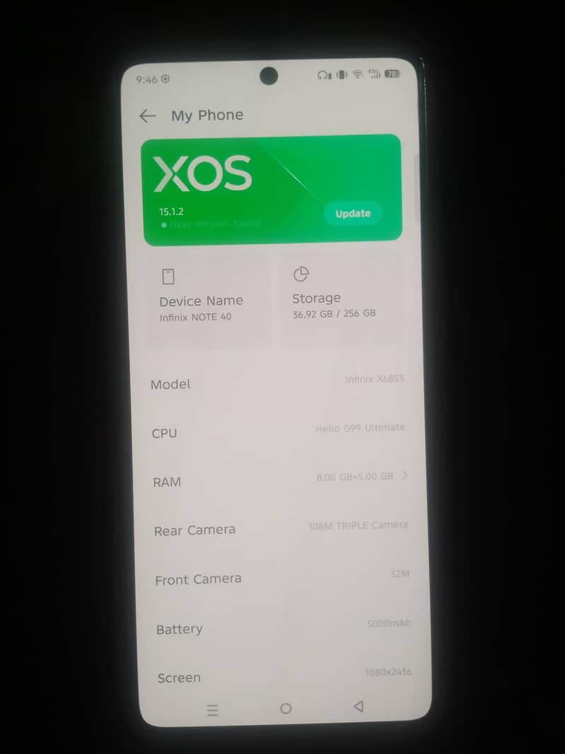 Infinix Note 40 6