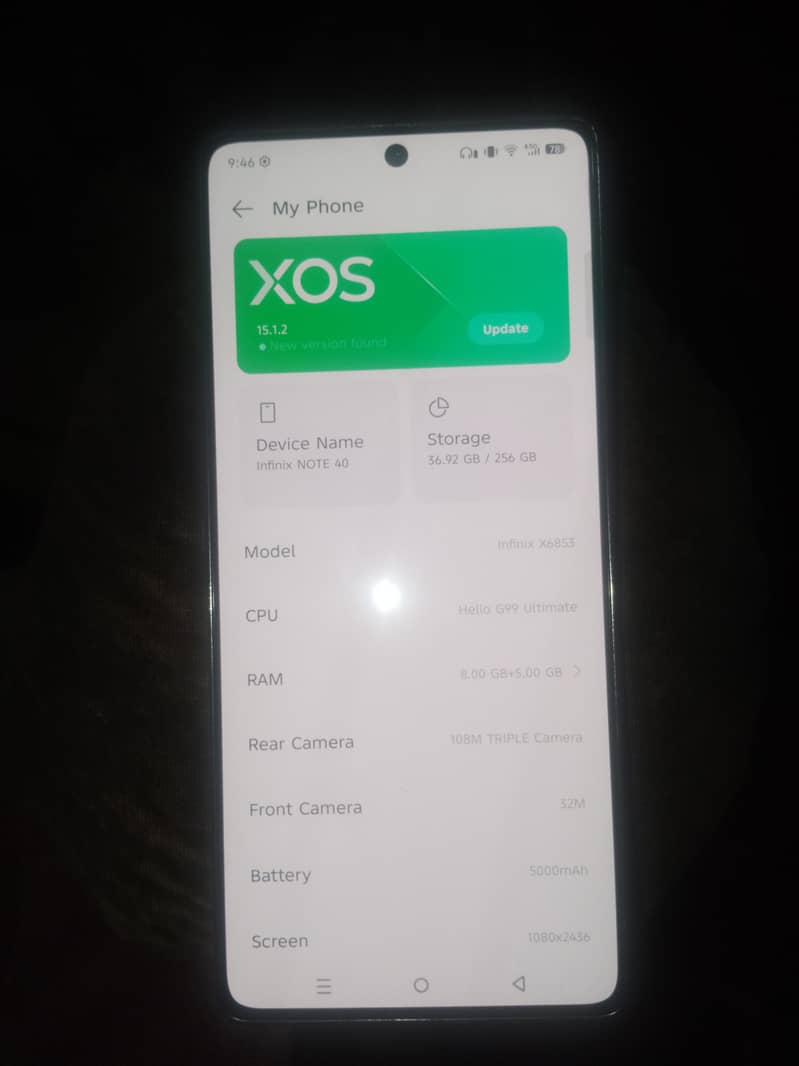 Infinix Note 40 7