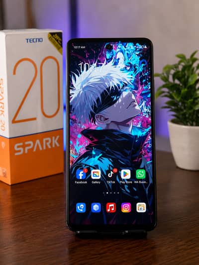 Tecno Spark 20 8GB RAM 256GB Storage, Panel Changed