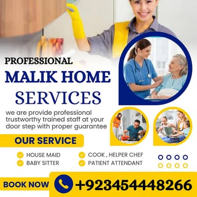 PROFESSIONAL MAID BABY SITTER PATIENT ATTENDENT COOK HELPER CHEF