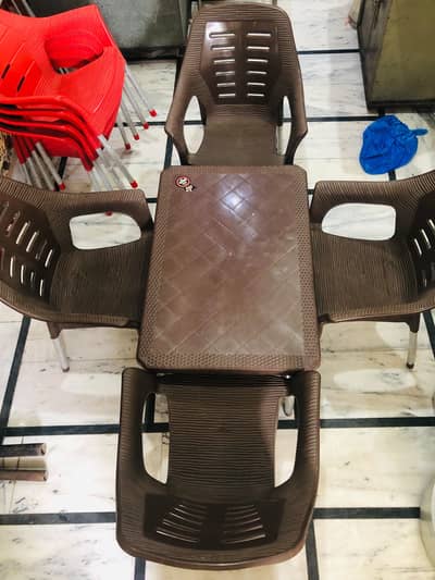 plastic chair and table best quality