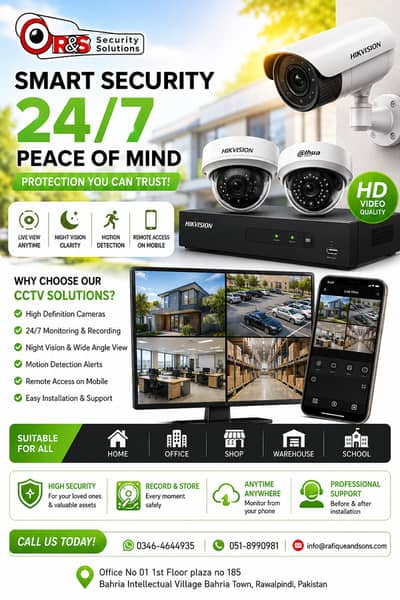 CCTV Camera/Security Camera/Hikvision/Dahua/TP-Link/imou