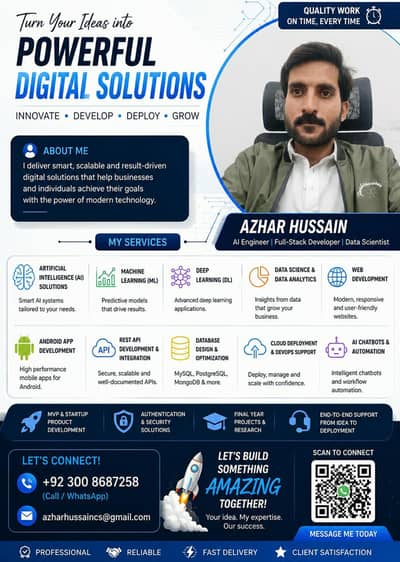  **Turn Your Ideas into Powerful Digital Solutions**