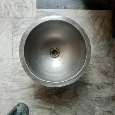 Stainless steel washbasin