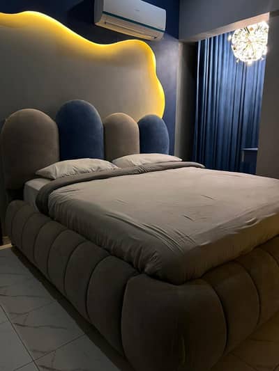 Per day 1bed ROM full furnished apartments safe and scour 100%coupe allow