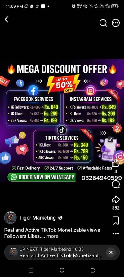 Increase Social Media Accounts Likes Followers Comments views