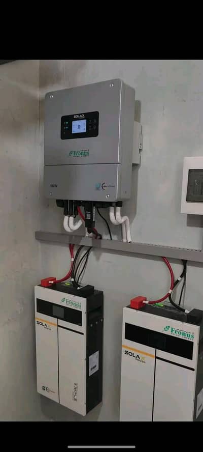 solar installation solar inverter repairing elevated structure