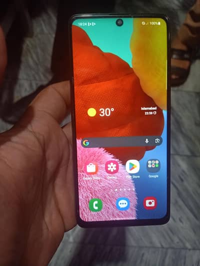 Samsung a51 128GB good battery timing good condition panel change ha b