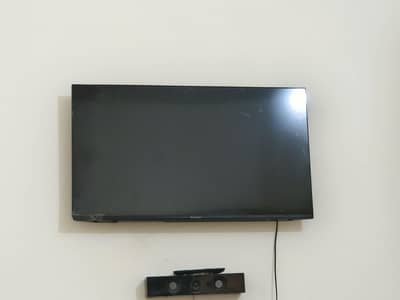 40 inch led tv with wifi duble glass panal