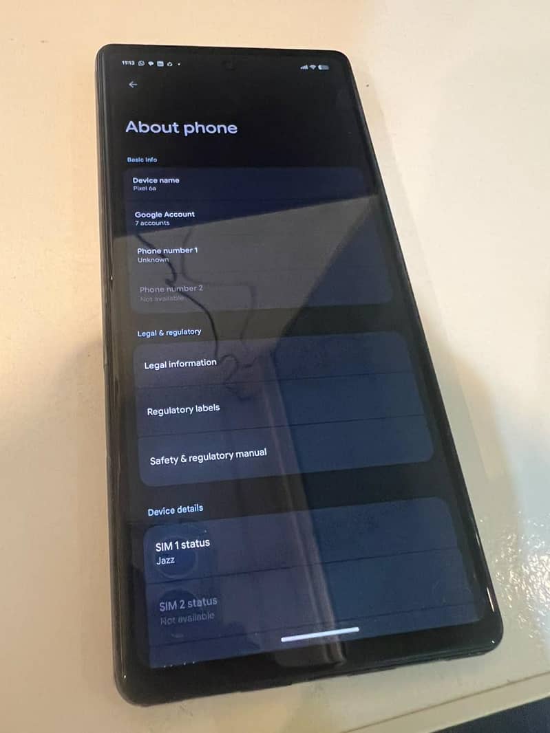 Google Pixel 6a 6