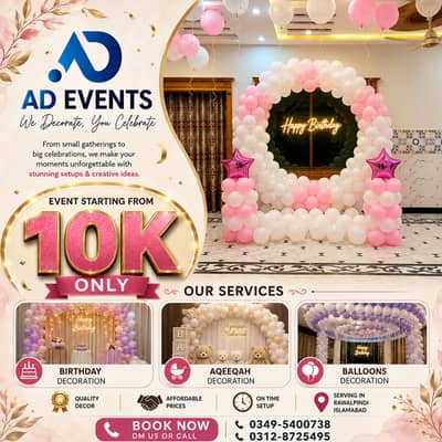 Birthday Events Decoration