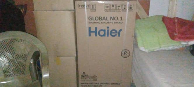 new Haier  washing machine