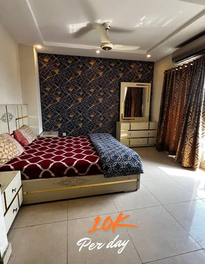 Luxury Single Bed Furnished apartment For Rent Citi Housing Society Sialkot