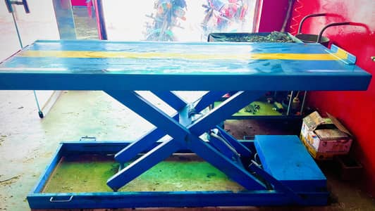 Motorcycle Hydraulic Lift Table for Sale working 7 Days