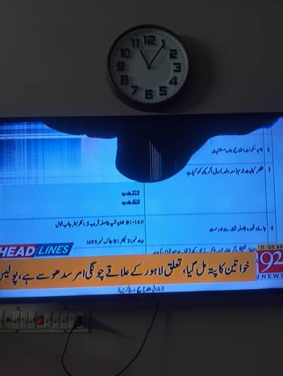 TCL 43 inch Led broken pannel sealed condition for sale