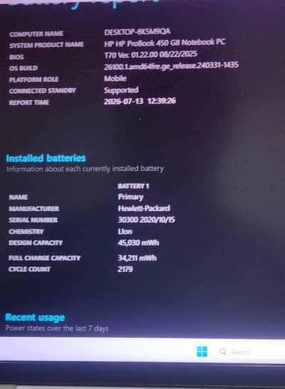 Laptop 450 G8
