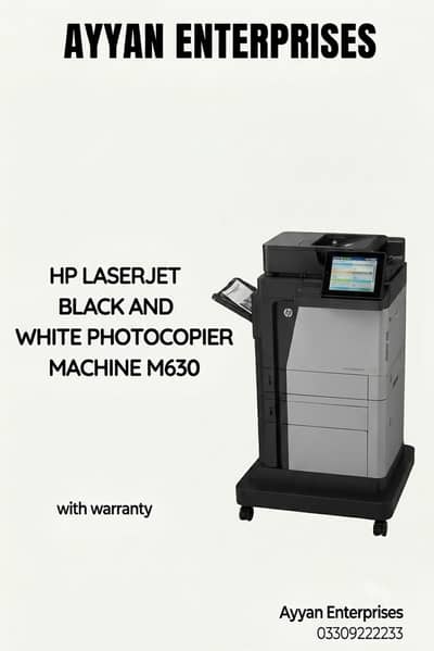 HP laserjet M630 photocopier printer All in one for sale