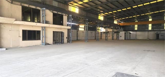 28,000 Sqft Warehouse 30ft Height with Furnished Offices, Water Proof on rent