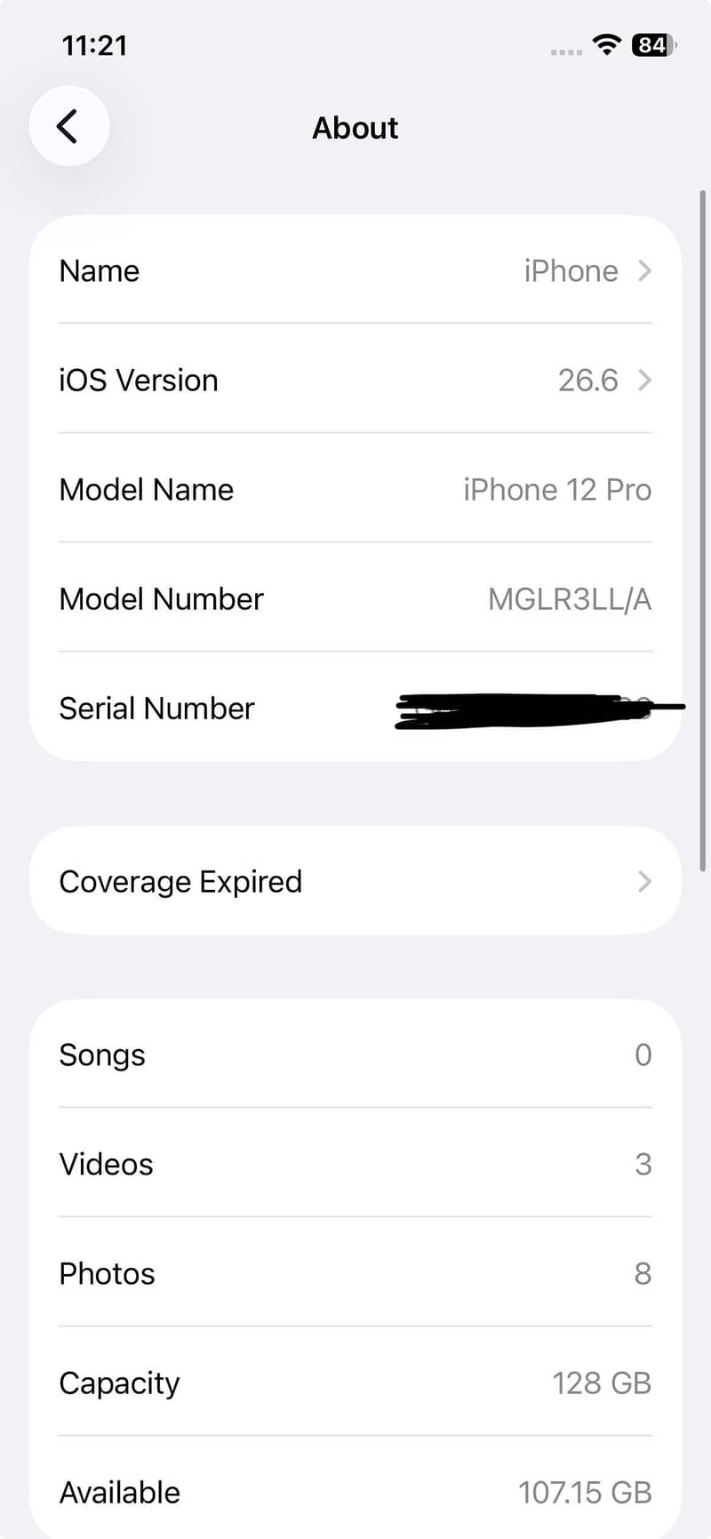 Apple iPhone 12 Pro 128GB Pacific Blue LL/A PTA Approved 11