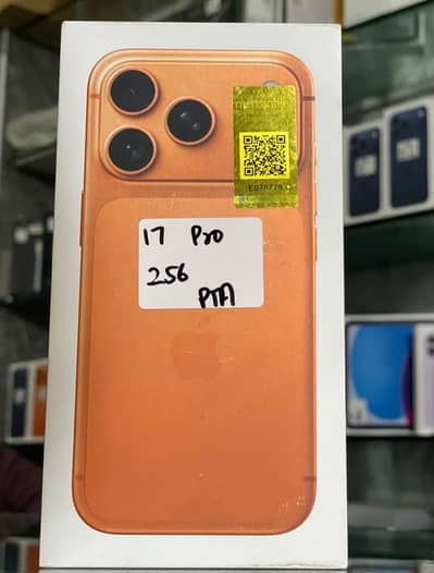 Apple iPhone 17 Pro 256gb orange Pta Approved Box pack non active