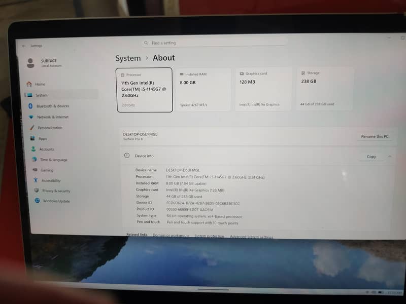 Microsoft surface pro 8 laptop 2