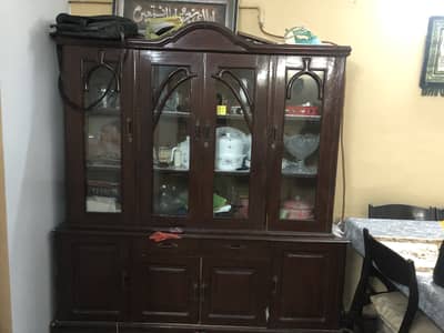 Wooden showcase