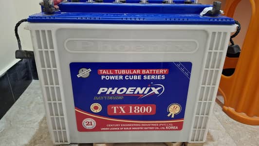 Phoenix Tubular battery 3 month warranty
