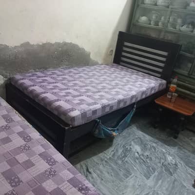 2 Single Beds with Mattresses Excellent Condition Rs. 13,000 Each