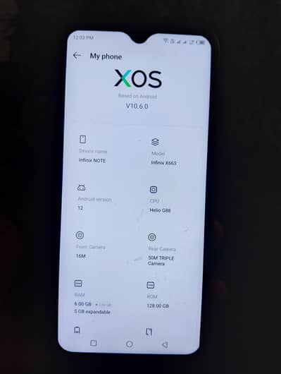 Infinix Note 11 6+128gb box ha exchange possible