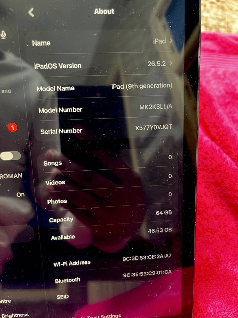 Ipad 9 generation 64gb 1