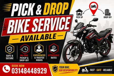 Pick & Drop Bike Service Available