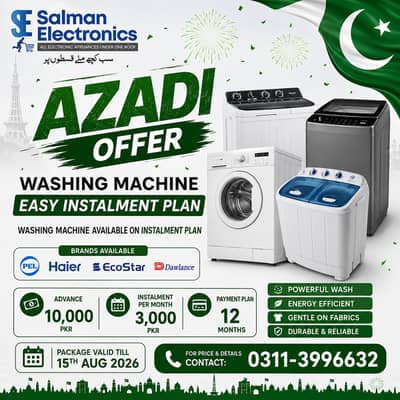 Washing Machine Fully Automatic Instalment Plan