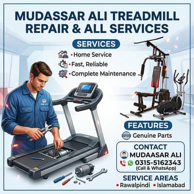 Treadmill Repair & Gym Machine Service Rawalpindi Islamabad