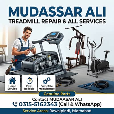 Professional Gym Machine Repair Technician Rawalpindi