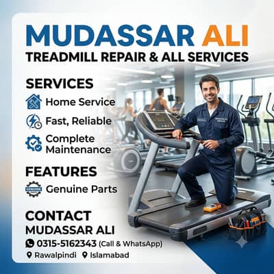 Treadmill Motor, Belt & Board Repair - Rawalpindi/Islamabad