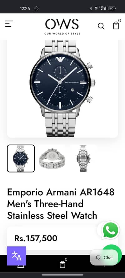 emporio Armani watch