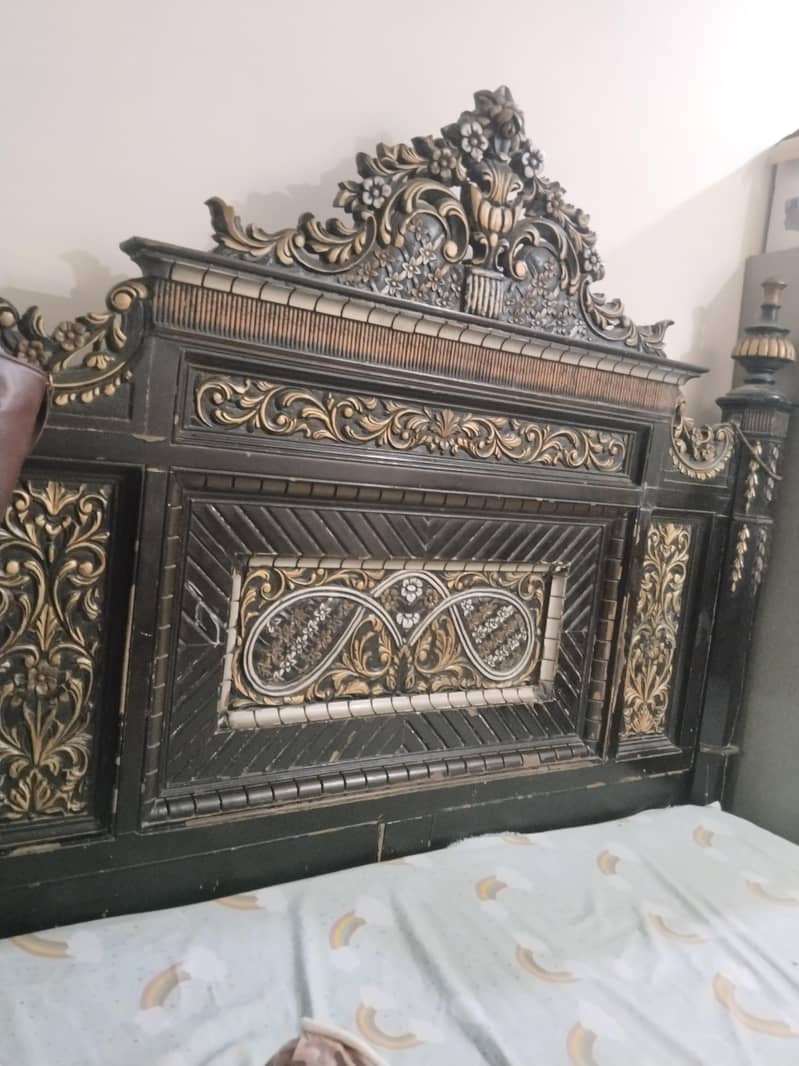 solid wood bed set 0