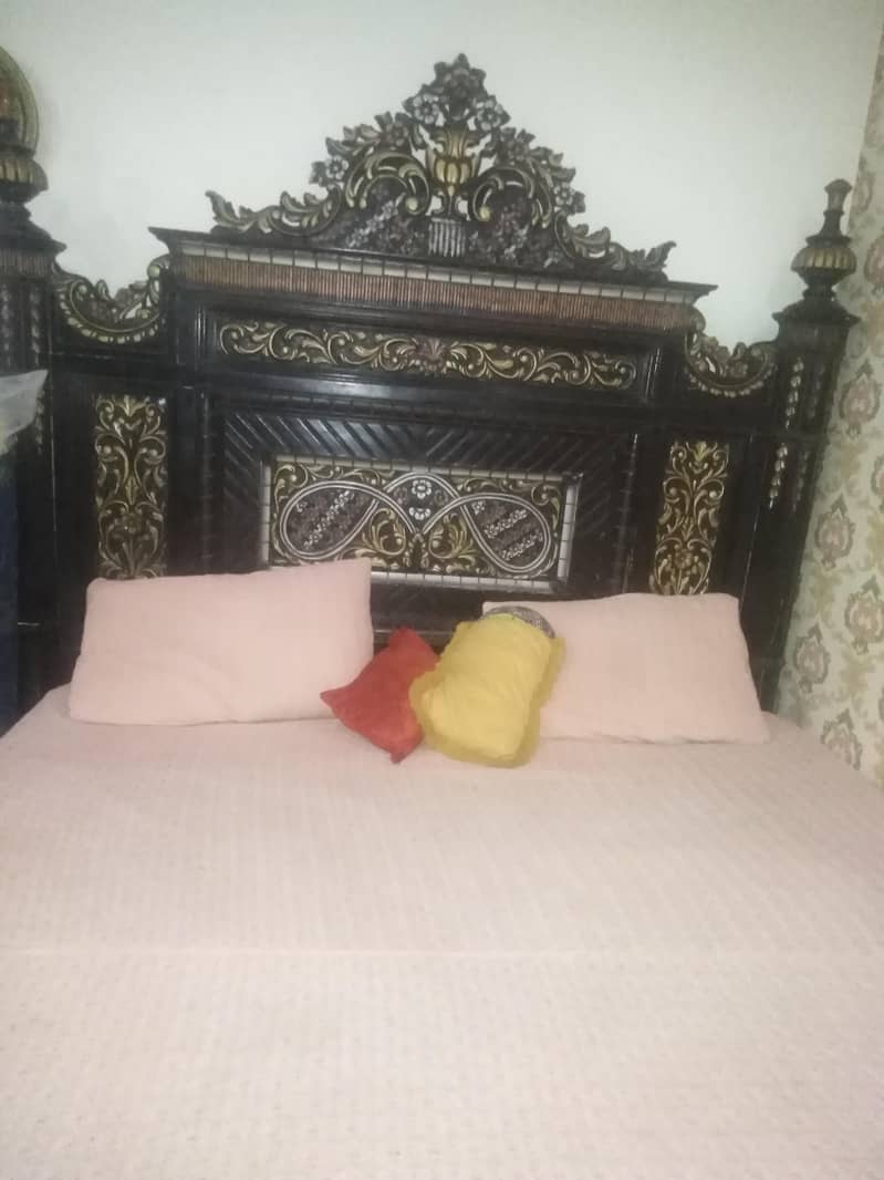 solid wood bed set 6