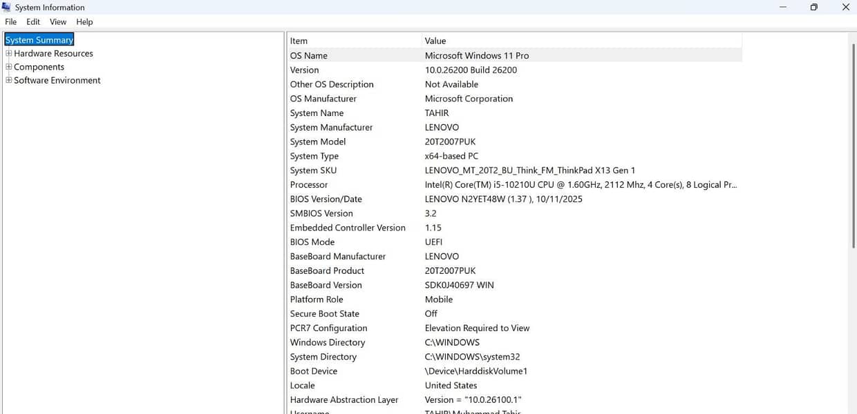 ThinkPad x13 2