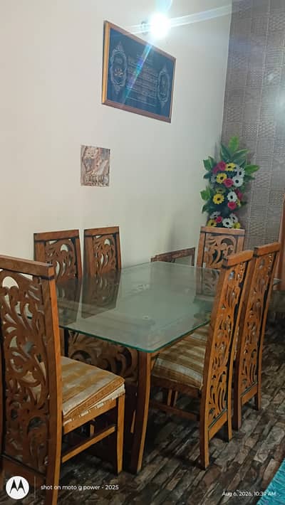dining table with 6 chairs