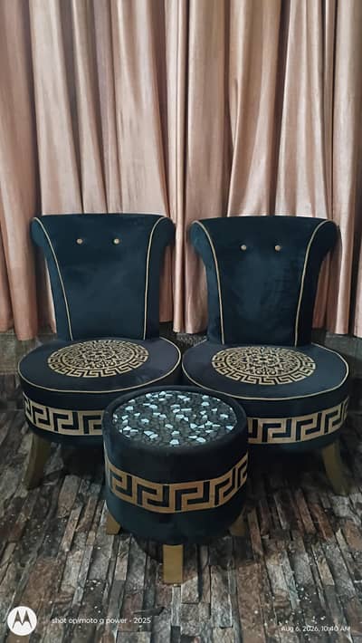 coffee 2 chair with center table
