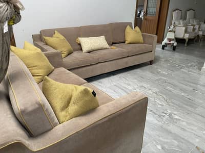 Interwood Beige Sofas 5 Seater