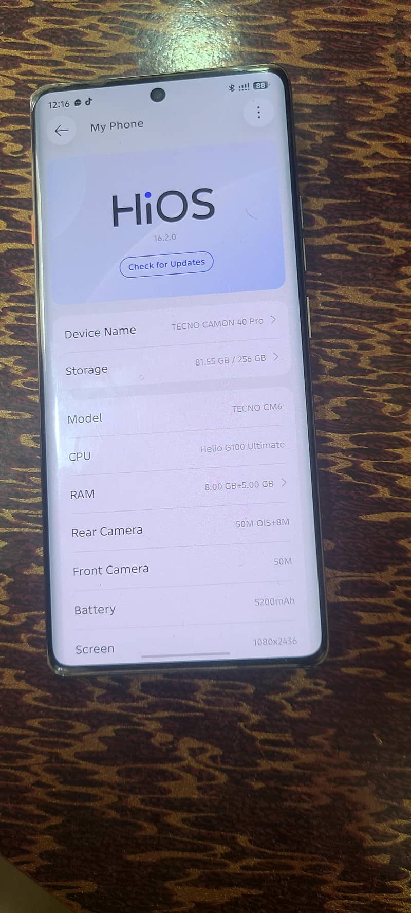 Tecno CAMON 40 Pro 6