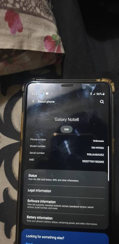 Samsung Mobile Note 8