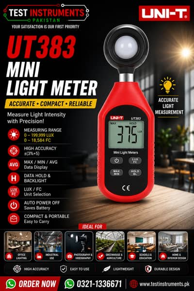 UT383 Mini Light Meter In Pakistan