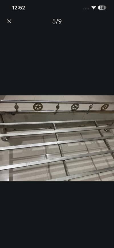 Iron bed like new use
