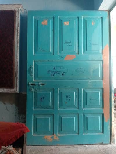 wood door 5"7 feet
