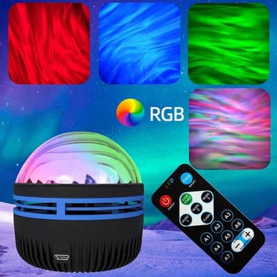 USB LED Galaxy Projector Nigh Light Lamp