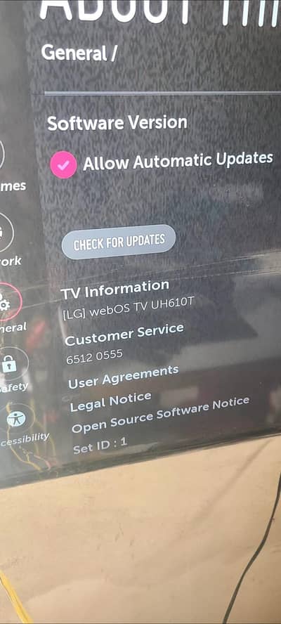 LG 50 Inch smart LED TV